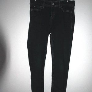 Dark wash skinny jeans